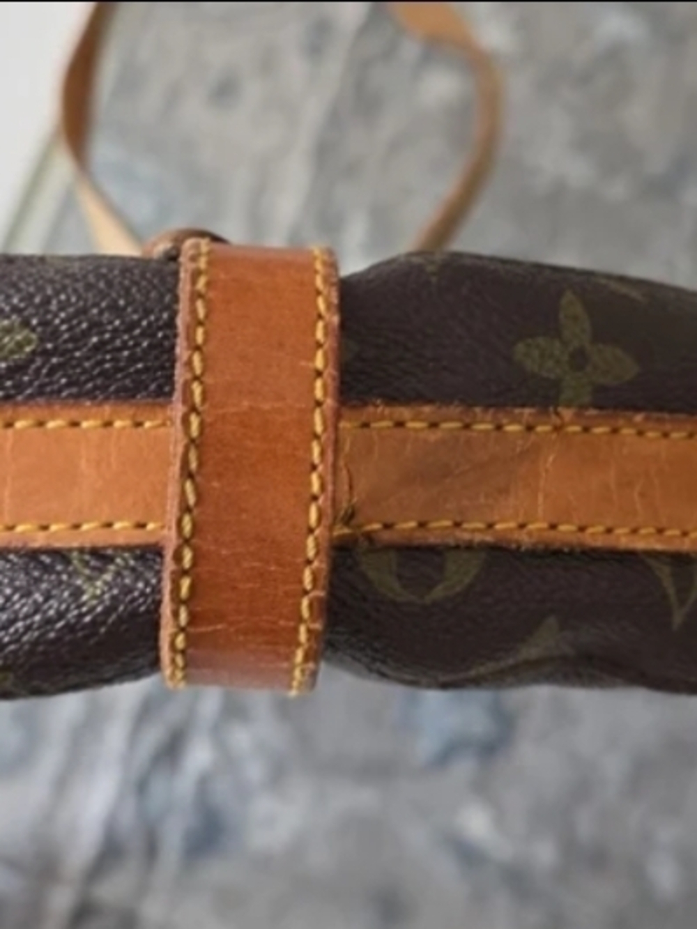 RARE Pre-1982 Louis Vuitton Chantilly GM Vuittonite Lining. Project Piece - Picture 4 of 12